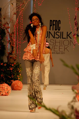 Fashion Designer Karma at PFDC Sunsilk Fashion Week Lahore