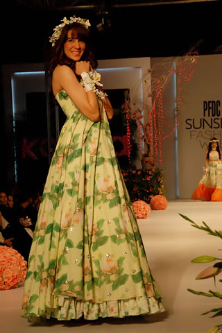 Pakistani Designer Karma at PFDC Sunsilk Fashion Week 2011 Lahore