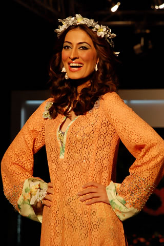 Pakistani Fashion Designer Karma at PFDC Sunsilk Fashion Week