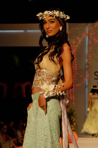 Pakistani Fashion Designer Karma at PFDC Sunsilk Fashion Week