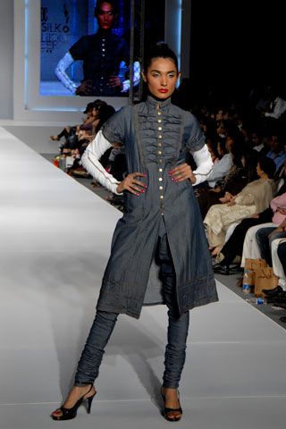 Pakistani Designer Adnan Pardesy at PFDC Sunsilk Fashion Week 2011 Lahore