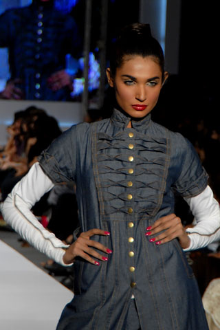 Pakistani Designer Adnan Pardesy at PFDC Sunsilk Fashion Week 2011 Lahore