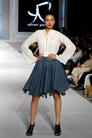 Adnan Pardesy Latest Designs at PFDC Sunsilk Fashion Week 2011 Lahore