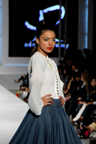 Adnan Pardesy Latest Designs at PFDC Sunsilk Fashion Week 2011 Lahore
