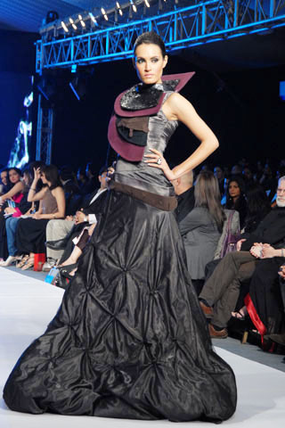 Nadia Hussain showcased Asian Institute of Fashion Design