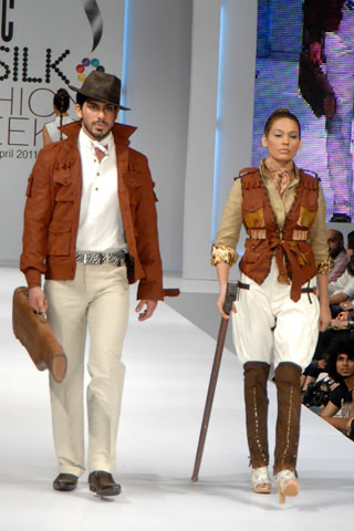 Ammar Belal Collection at PFDC Sunsilk Fashion Week 2011 Lahore