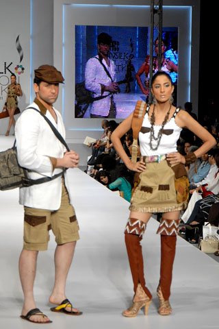 Pakistani Designer Ammar Belal at PFDC Sunsilk Fashion Week 2011 Lahore