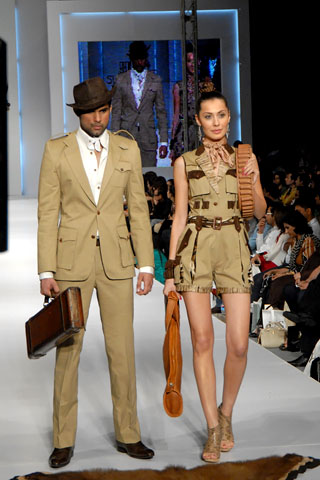 Pakistani Designer Ammar Belal at PFDC Sunsilk Fashion Week 2011 Lahore