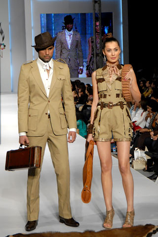 Pakistani Designer Ammar Belal at PFDC Sunsilk Fashion Week 2011 Lahore