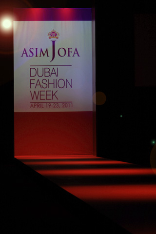 Asim Jofa Collection at Dubai Fashion Week 2011