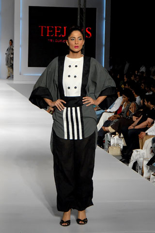 Fashion Designer Teejays at PFDC Sunsilk Fashion Week Lahore
