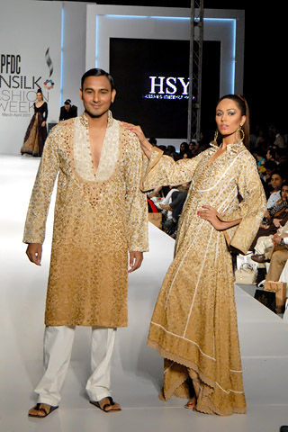 Pakistani Designer HSY at PFDC Sunsilk Fashion Week 2011 Lahore
