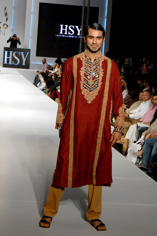 HSY Latest Designs at PFDC Sunsilk Fashion Week 2011 Lahore