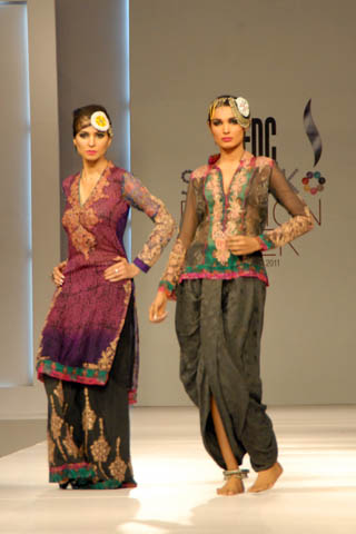 Pakistani Designer Nickie Nina at PFDC Sunsilk Fashion Week 2011 Lahore