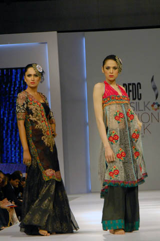 Pakistani Designer Nickie Nina at PFDC Sunsilk Fashion Week 2011 Lahore