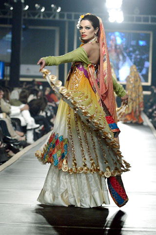 Nilofer Shahid Collection at Bridal Couture Week 2010