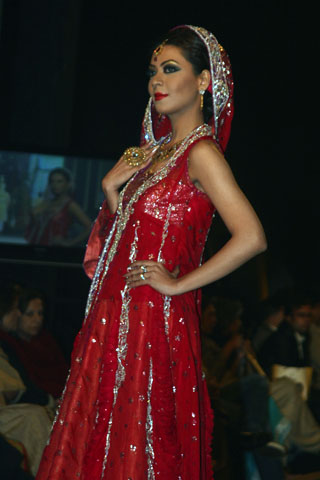 Nilofer Shahid Collection at Bridal Couture Week 2010