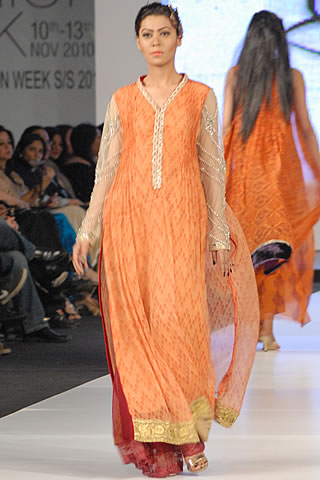 Sobia Nazir PFDC Sunsilk Fashion Week 2010 Karachi
