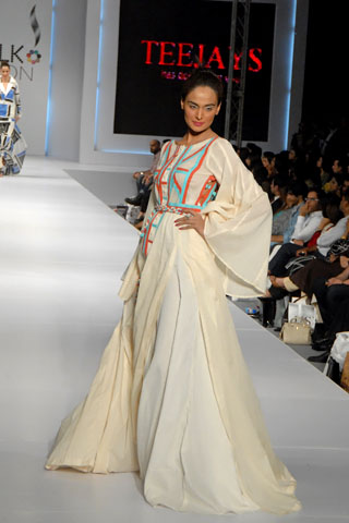 Teejays Latest Designs at PFDC Sunsilk Fashion Week 2011 Lahore