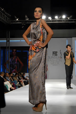 Pakistani Fashion Designer Yahsir Waheed at PFDC Sunsilk Fashion Week
