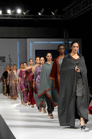 Pakistani Fashion Designer Yahsir Waheed at PFDC Sunsilk Fashion Week