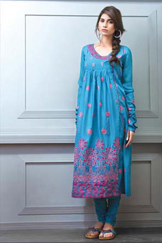 Embroidered Eid Collection 2012 by Bareeze