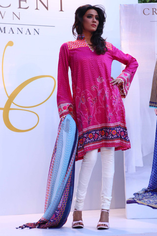 Crescent Summer Lawn Fashion Show 2012 in Karachi