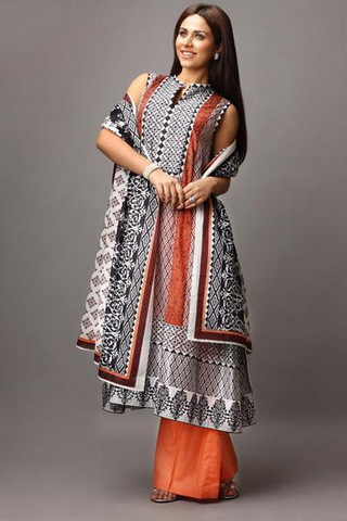 Deepak Perwani Summer Lawn Collection 2012 by Orient Textiles