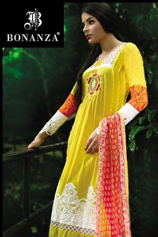 Eid Lawn Collection 2012 by Bonanza, Latest Eid Lawn Collection 2012