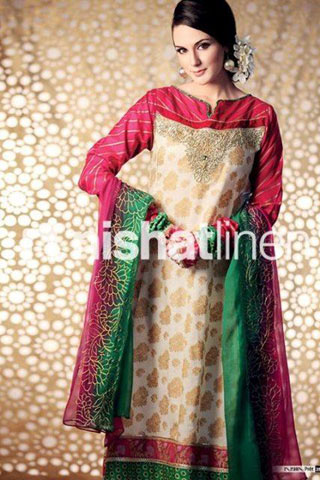 Festive Eid Lawn Collection 2012 By Nishat Linen