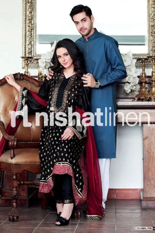 Festive Eid Lawn Collection 2012 By Nishat Linen