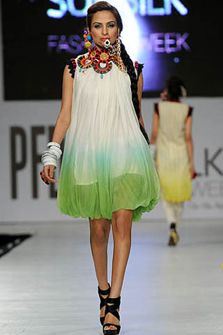 Fouzia Aman at PFDC Sunsilk Fashion Week 2012 Day 3
