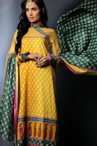 Jahanara Begum Lawn Collection 2012 By Yahsir Waheed