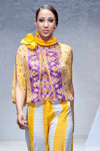 Lala Textiles Summer Collection at Pakistan Fashion Week London 2012