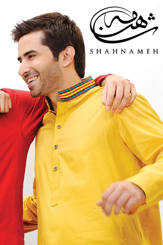 Latest Eid Collection 2012 for Men by Shahnameh