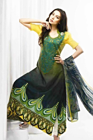 Mahiymaan Designer - Eid Collection 2012 by Al Zohaib Textiles