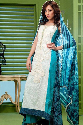 Mid Summer Eid Lawn Collection 2012 by Ayesha Somaiya