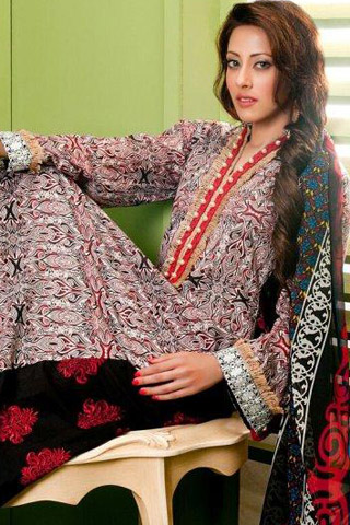 Mid Summer Eid Lawn Collection 2012 by Ayesha Somaiya