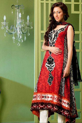 Mid Summer Eid Lawn Collection 2012 by Ayesha Somaiya