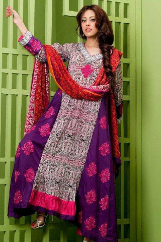 Mid Summer Eid Lawn Collection 2012 by Ayesha Somaiya