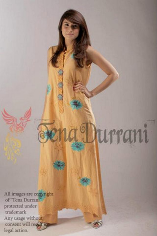Party Wear Summer Collection 2012 By Tena Durrani
