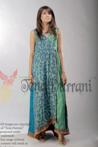 Party Wear Summer Collection 2012 By Tena Durrani