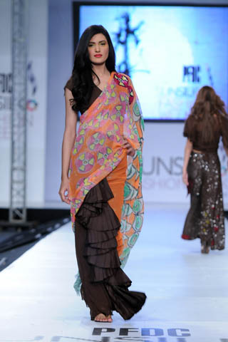 Sadaf Malaterre & Anjum Alix Noon at PFDC Sunsilk Fashion Week 2012 Day 4