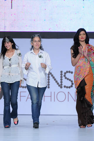 Sadaf Malaterre & Anjum Alix Noon at PFDC Sunsilk Fashion Week 2012 Day 4