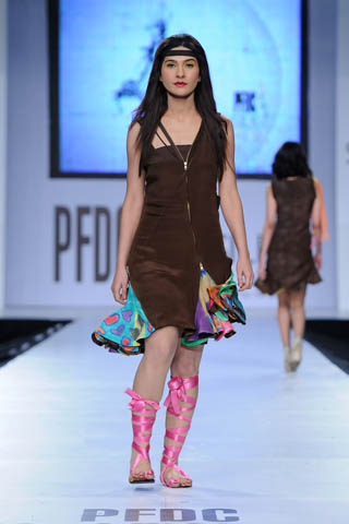 Sadaf Malaterre & Anjum Alix Noon at PFDC Sunsilk Fashion Week 2012 Day 4