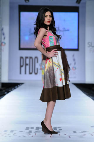 Sadaf Malaterre & Anjum Alix Noon at PFDC Sunsilk Fashion Week 2012 Day 4