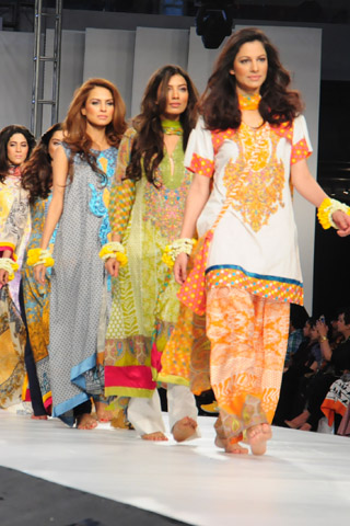 Sadia Designer Lawn Collection at PFDC Sunsilk Fashion Week 2012 Day 3