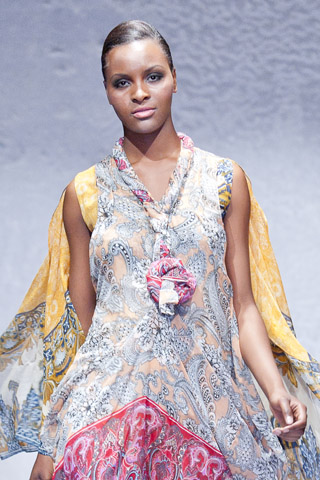 Sadia Designer Lawn - Pakistan Fashion Week London 2012
