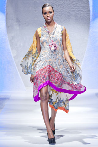Sadia Designer Lawn - Pakistan Fashion Week London 2012