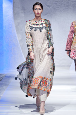 Sadia Designer Lawn - Pakistan Fashion Week London 2012